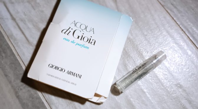 Acqua di Gioia - Giorgio Armani - recenze